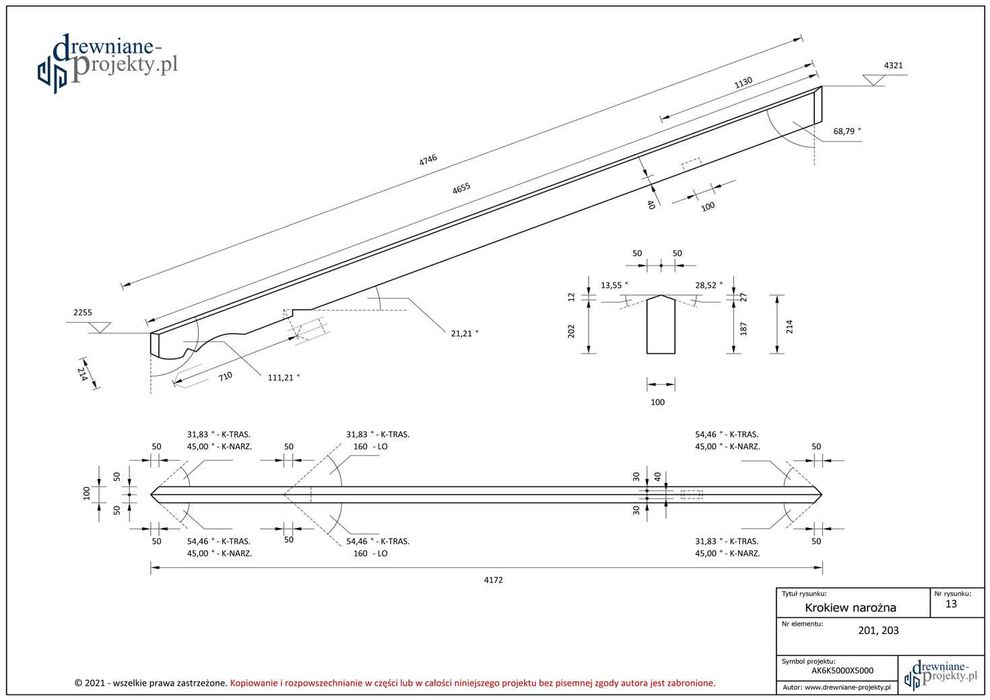Projekt DIY: Altana, altanka, wiata ogrodowa, drewniana - plik PDF !!