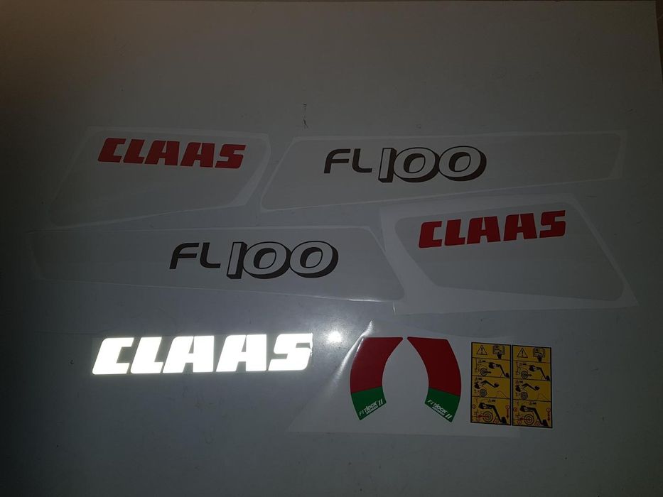 naklejki ładowacz czołowy tur Claas FL 80 FL100 FL120 FL150