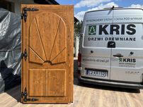 Drzwi zewnętrzne drewniane lite Góralskie Na Każdy wymiar