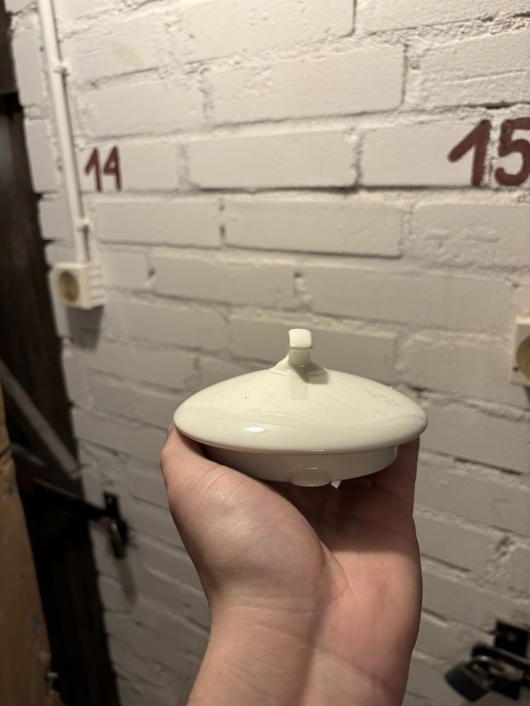 Dzbanek imbryk Lorel Karolina porcelana fine bone china ecru kremowa