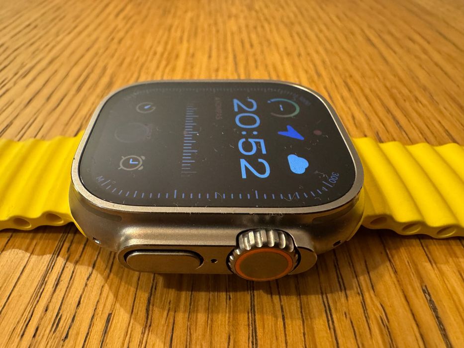 APPLE Watch Ultra GPS, eSIM + opaska Ocean+pasek skórzany