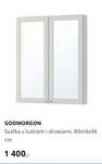 Drzwi lustrzane, lustro do szafki 30x75 cm IKEA