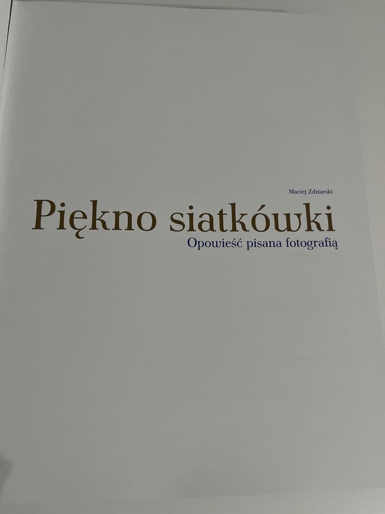 Album siatkarski „Piękno siatkówki”