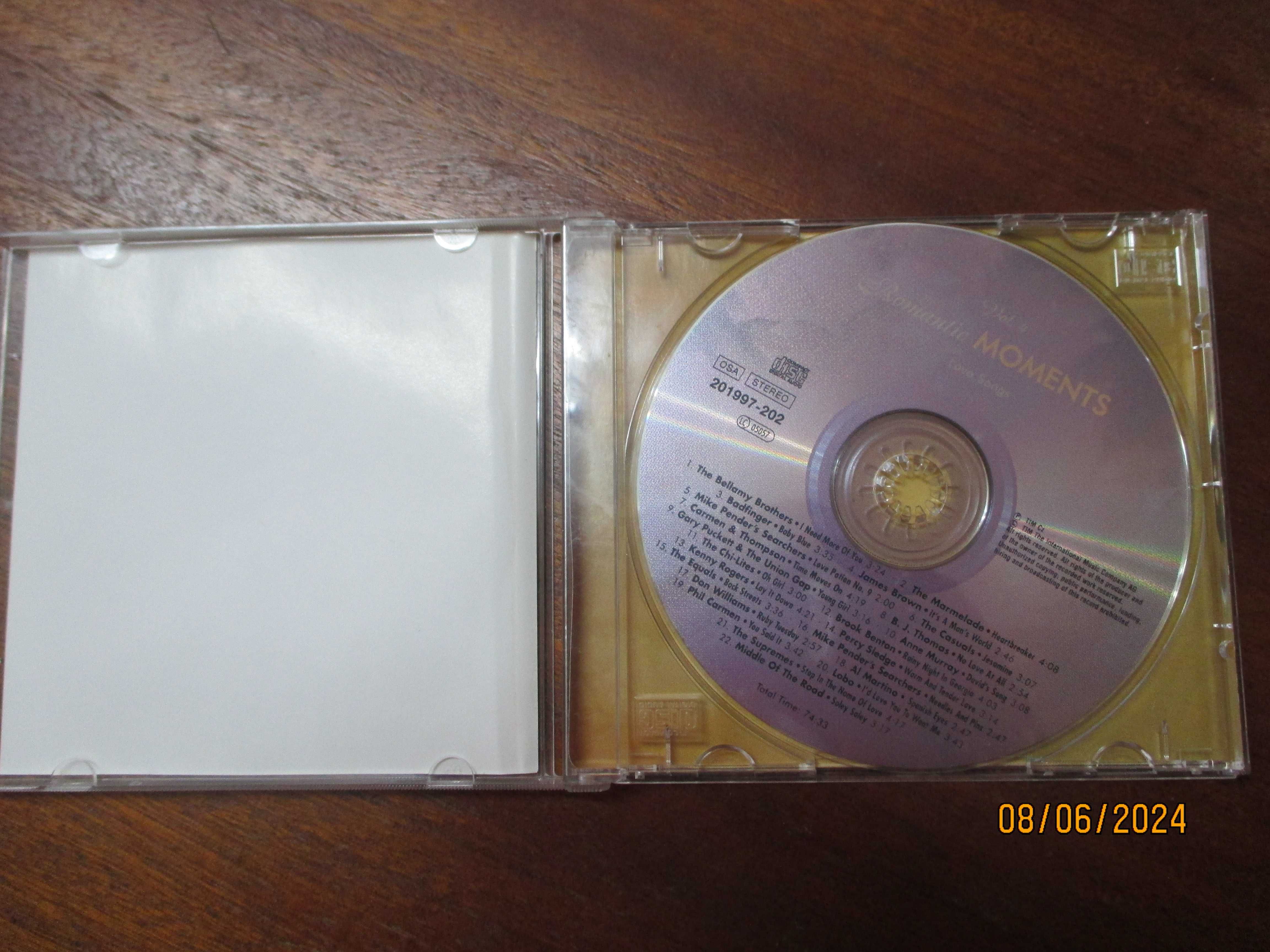 4 cd's - Romantic moments