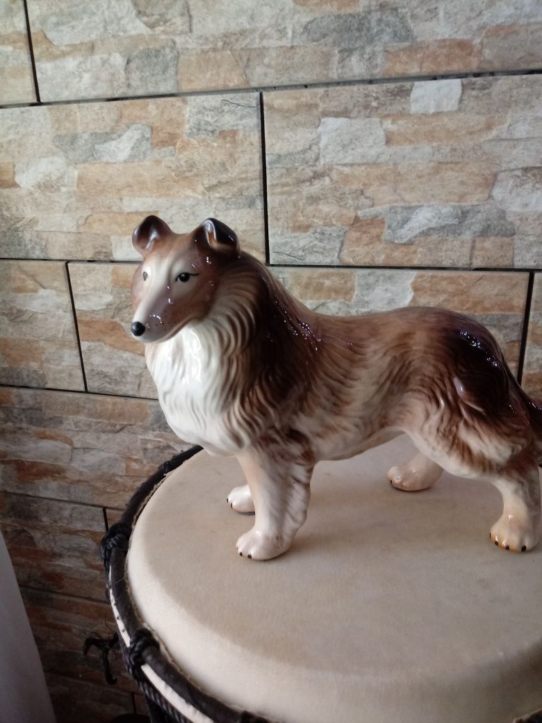 Porcelana Melba Ware piesek owczarek Collie