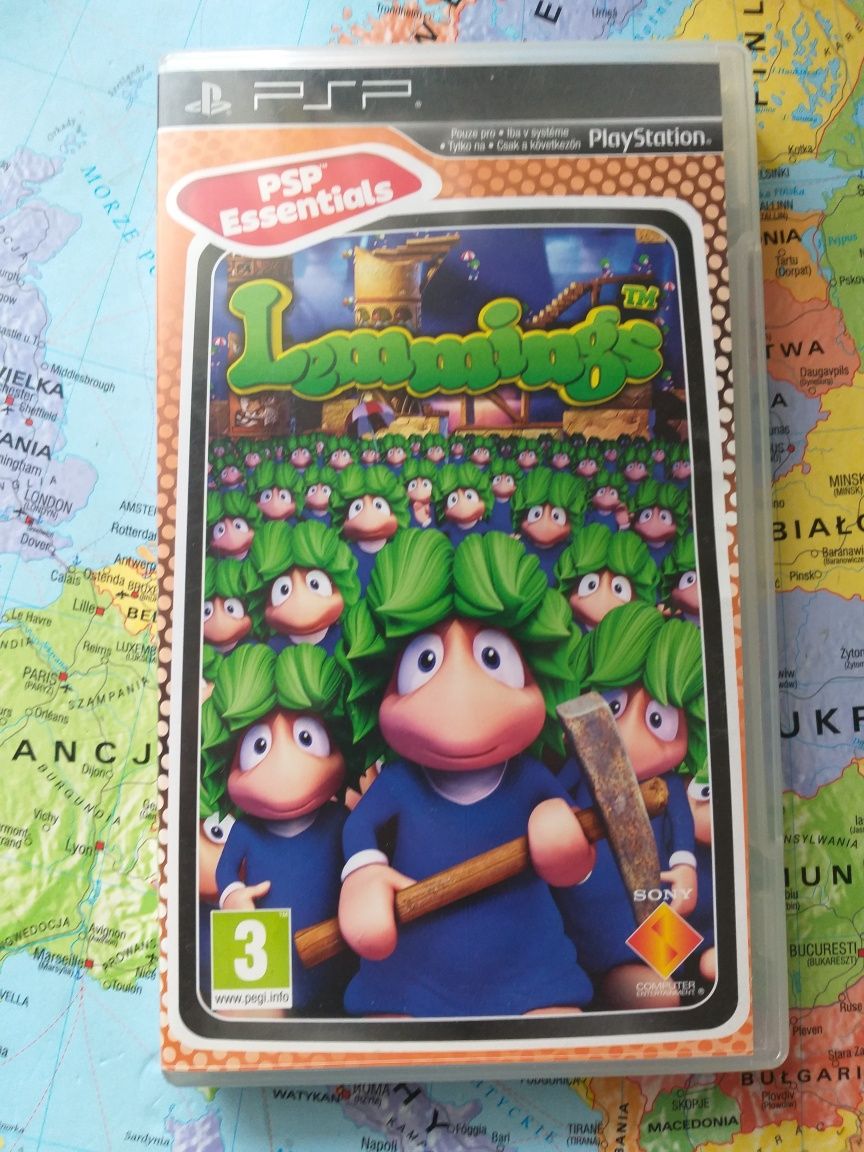 Gra Sony psp lemmings