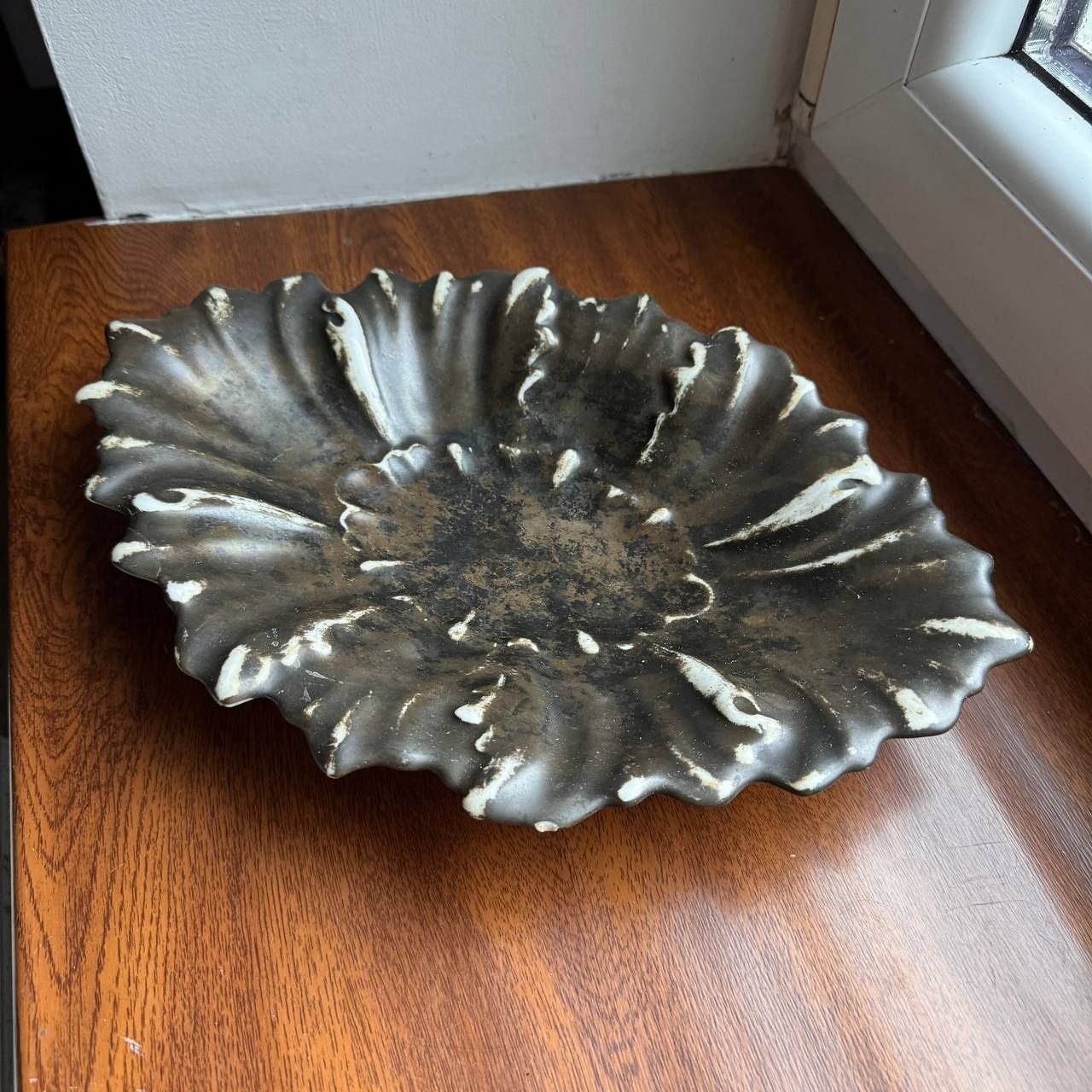 Patera KPM Wałbrzych Srebrzona porcelana 1931 rok Unikatowa
