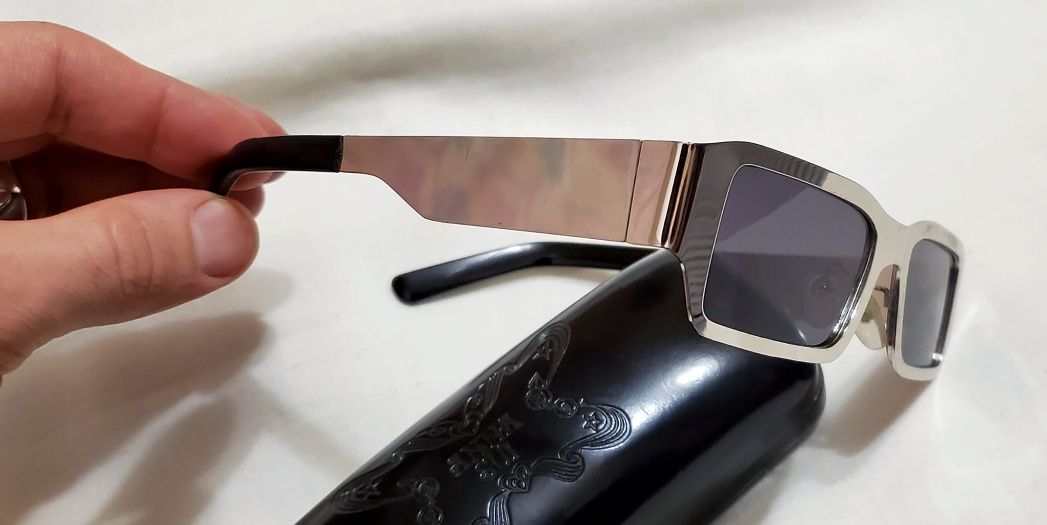 Фирменные очки солнцезащитные в металлической оправе времён ссср