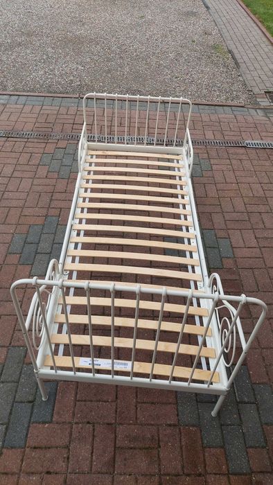IKEA MINNEN łóżko i stelaż rosnące rozsuwana regulowana rama łóżka