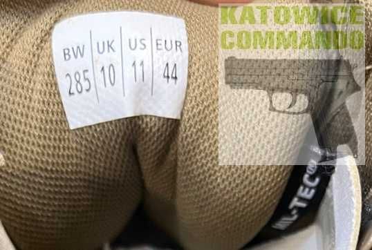 Buty Taktyczne MIL-TEC Skórzane Dwa Zamki coyote roz 44