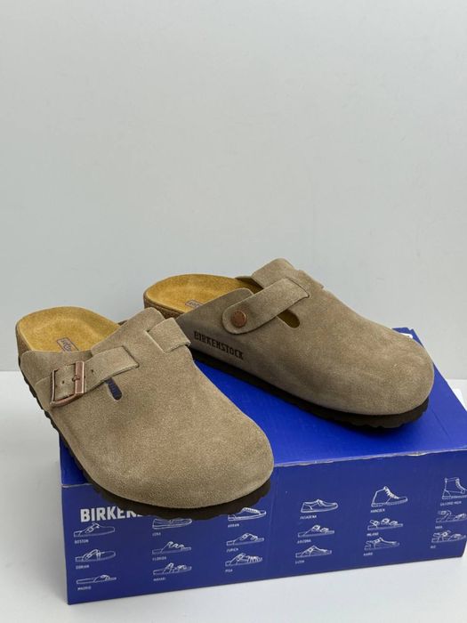 Шльопанці сабо клоги биркеншток Birkenstock boston биркеншток шкіряні