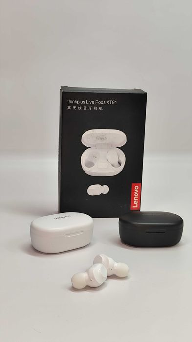 Блютуз навушники Lenovo XT91/LP5/XT88/XT91 бездротові вакуумні