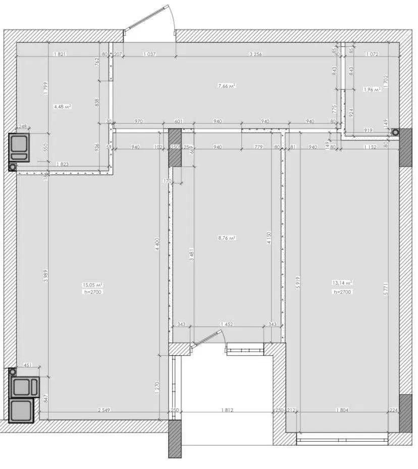 Однокімнатна квартира ЖК Feel house з дизайн-проектом