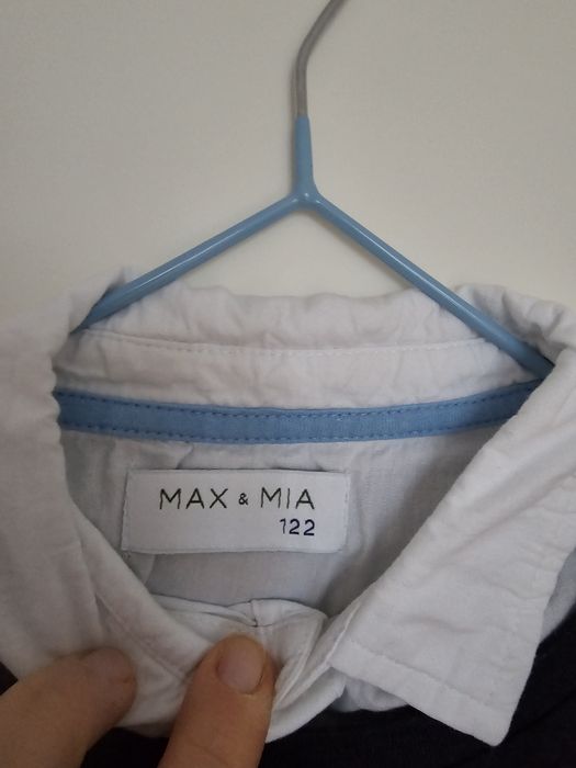 Elegancka bluzka koszula chłopięca rozm 122cm marki 5.10.15 stan bdb