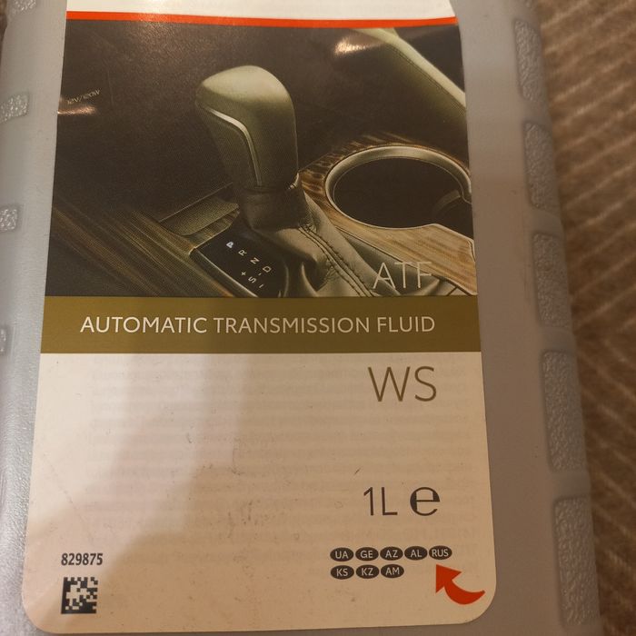 ТОЙОТА  Масло трансмссии ATF WS 1л