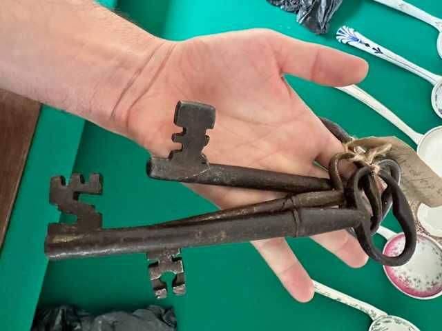 chaves raras antigas - Ferro (forjado) - por volta de 1800