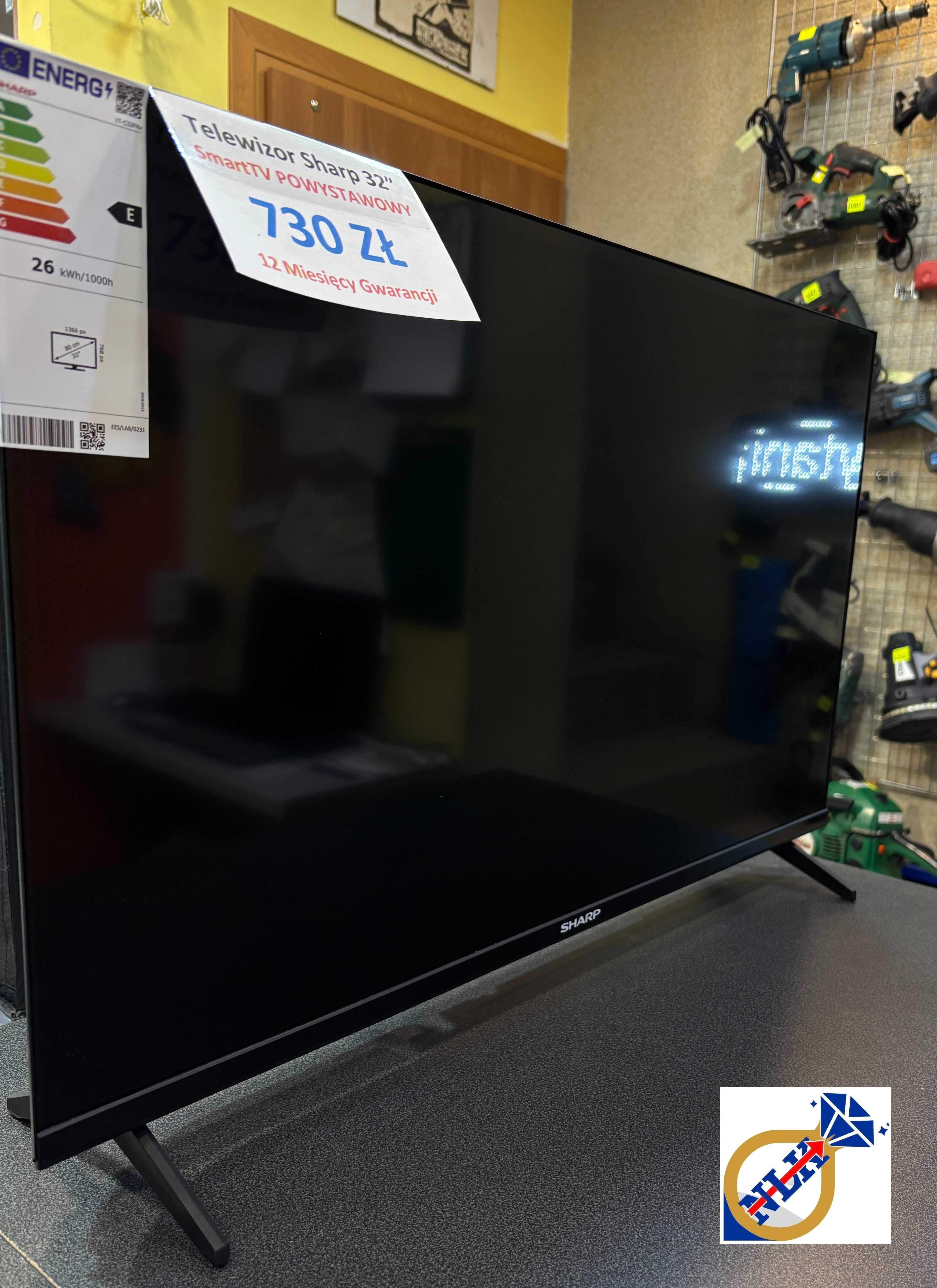 Telewizor Sharp 32" 32FH4EA SmartTV DVB-T2 / Możliwy transport /