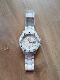 Biały zegarek damski na bransolecie C More Wodoodporny 30M Bezel
