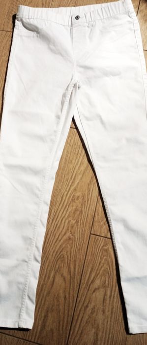 Damskie spodnie białe w rozmiarze 12
