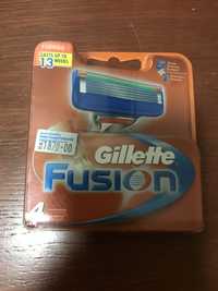 Леза Gillette Fusion орігінал, упаковка 4 шт.