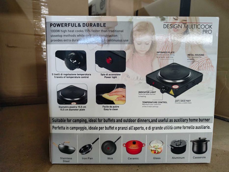 Fogao Eletrico Portatil 1 Boca