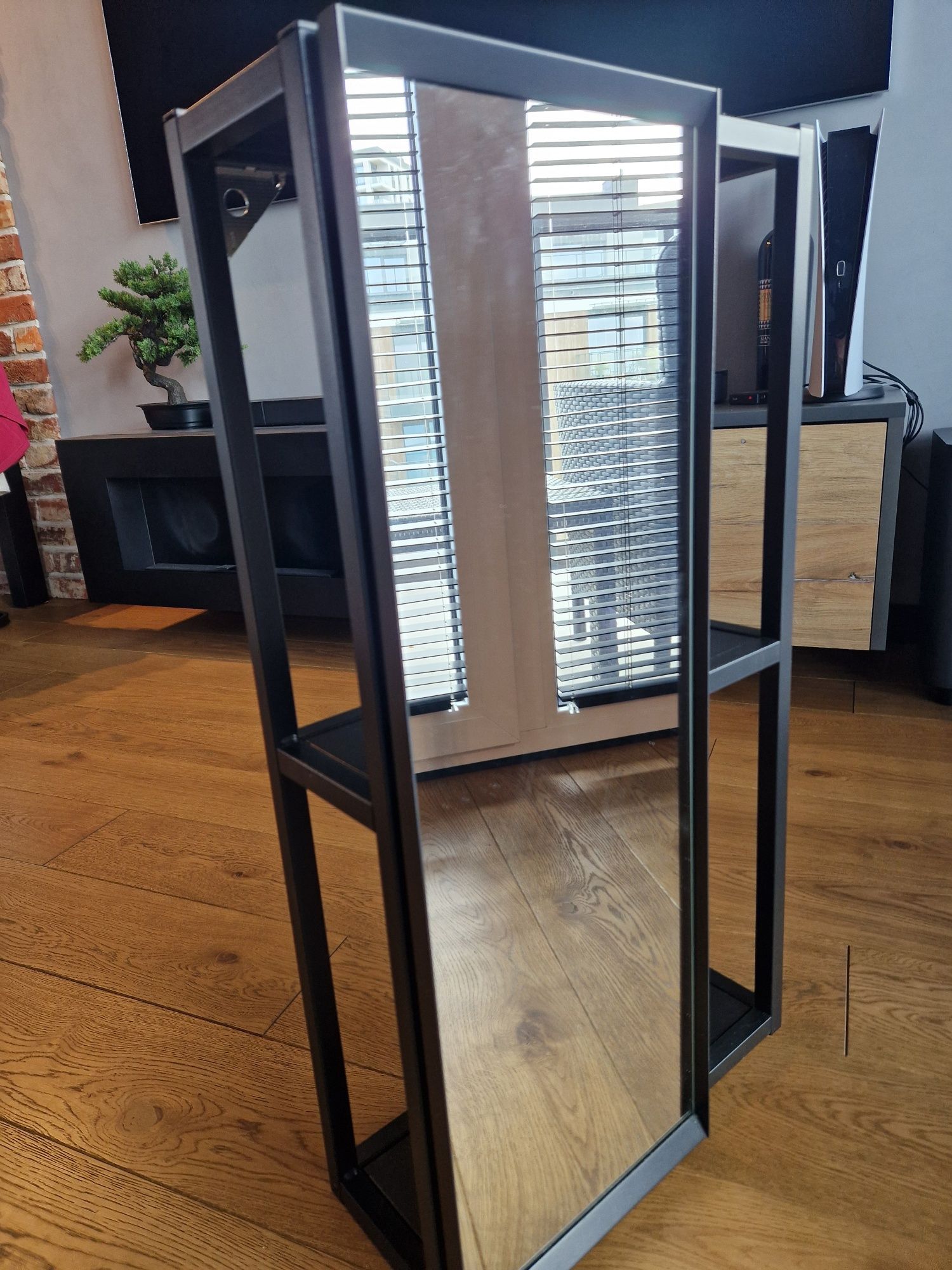IKEA ENHET Szafka z lustrem antracyt 40x17x75 cm