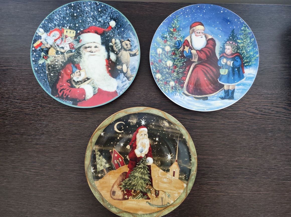 Conjunto 3 pratos de Natal