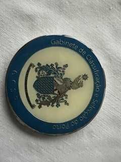 Medalha militar em estanho com estojo