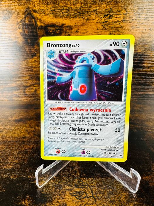 Bronzong 6/123 Holo Diament i Perła Tajemne Skarby PL - Karta Pokemon