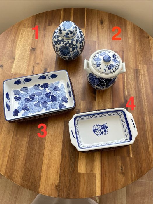 Várias porcelanas