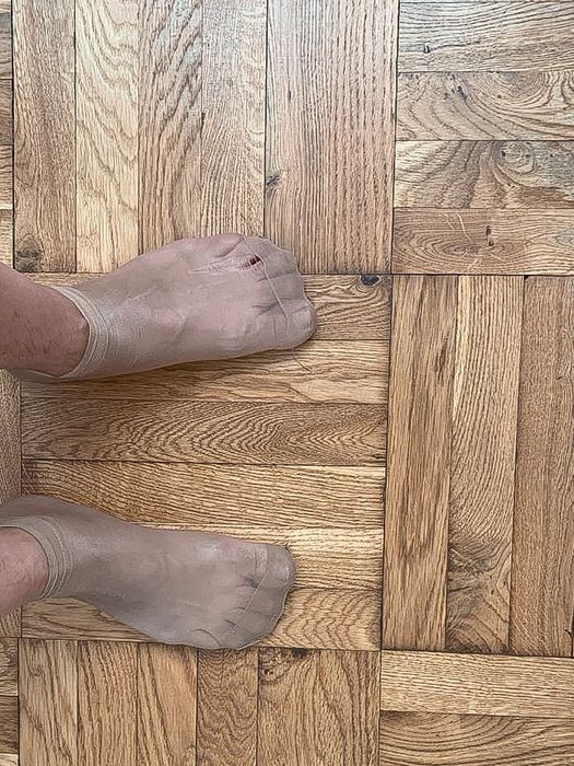 Skarpetki noszone nylonowe używane