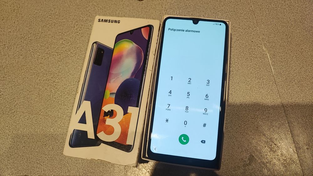 Samsung Galaxy A31, komplet