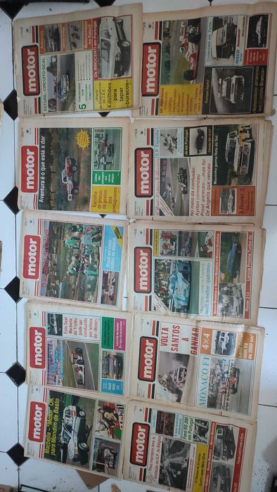 Lote 60 Jornais Motor - Anos 80