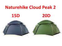 Намет палатка Naturehike Cloud Peak 2 15D 20D