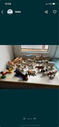 Zwierzęta figurki plastikowe ferma koza świnia owca figurki zwierząt