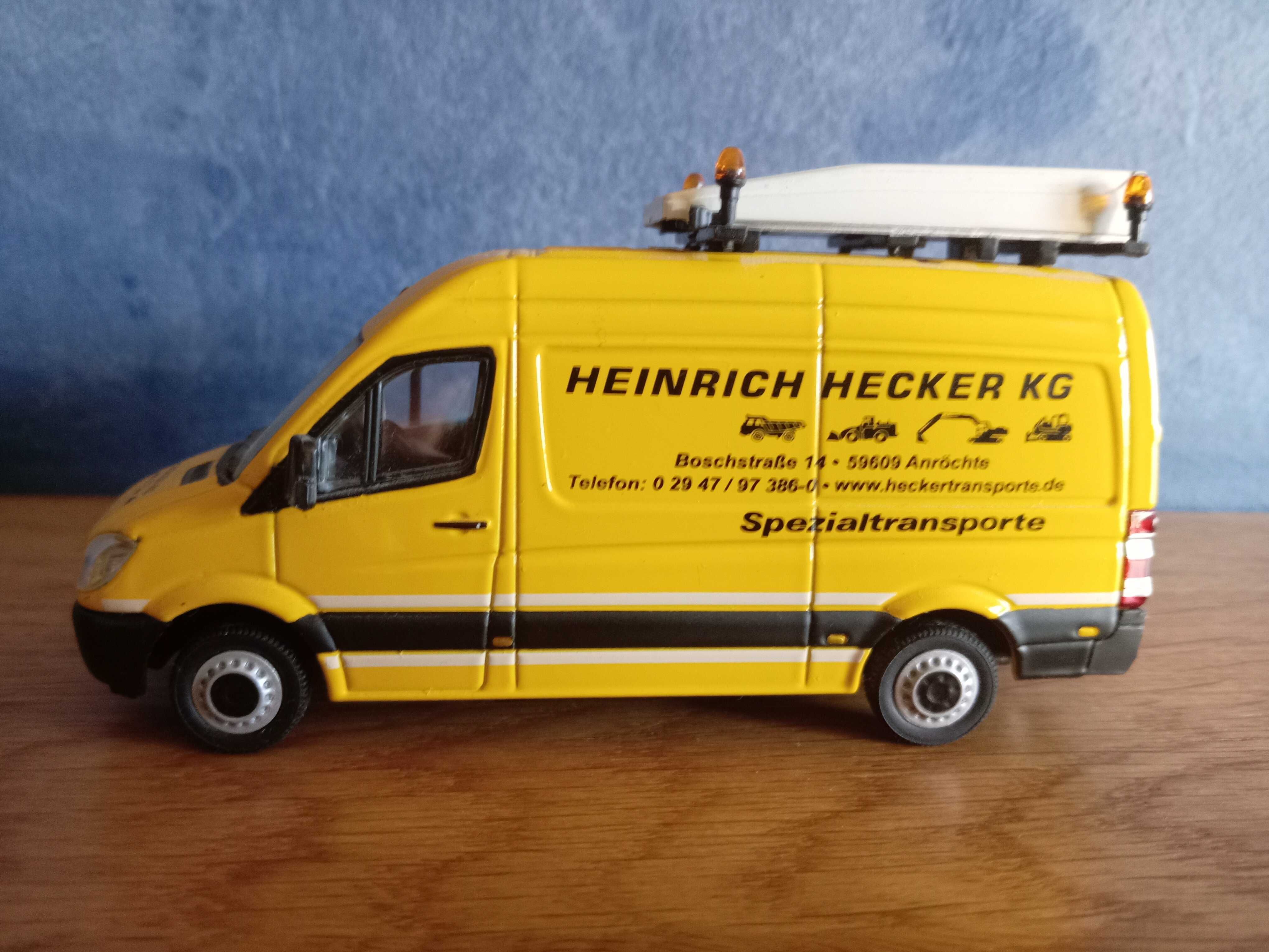 Model WSI 1:50 Heinrich Hecker KG Pilot BF-3 MB Sprinter