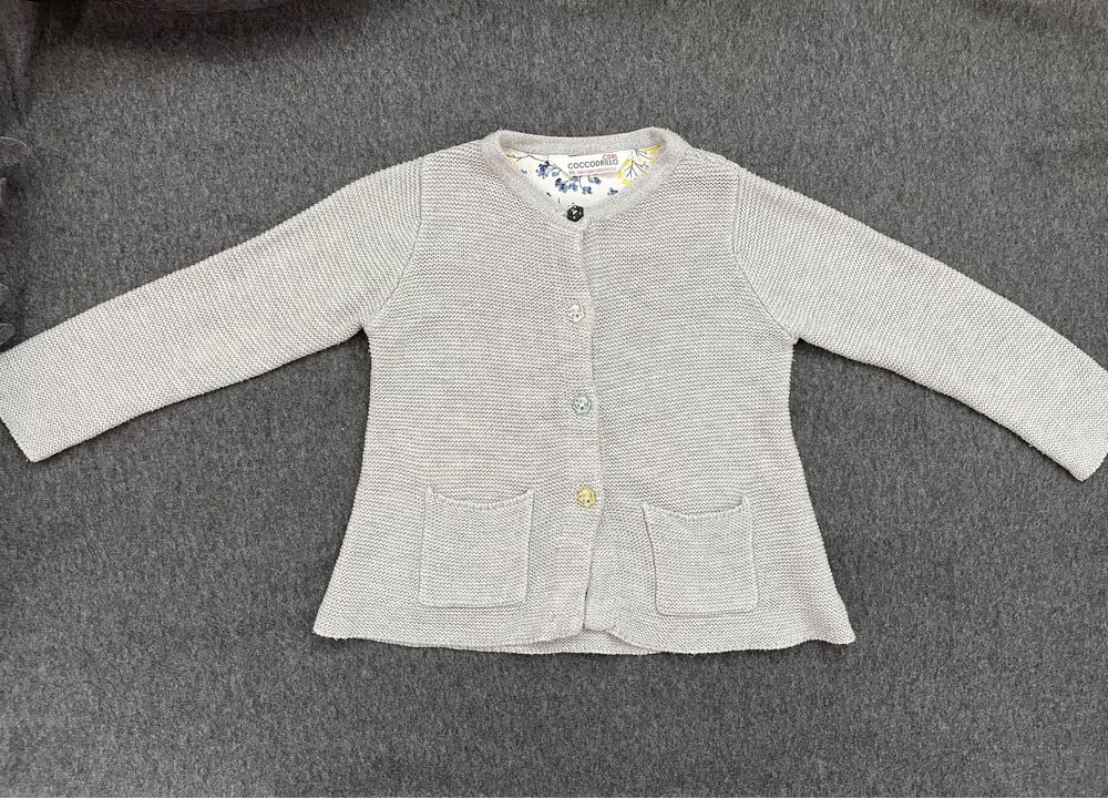 Sweter rozpinany Coccodrillo r. 86