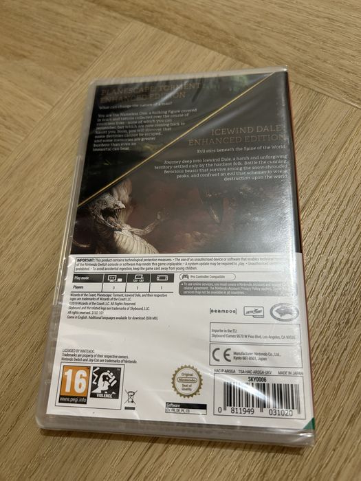Gra Nintendo Switch Icewind Dale & Plane Scape Torment