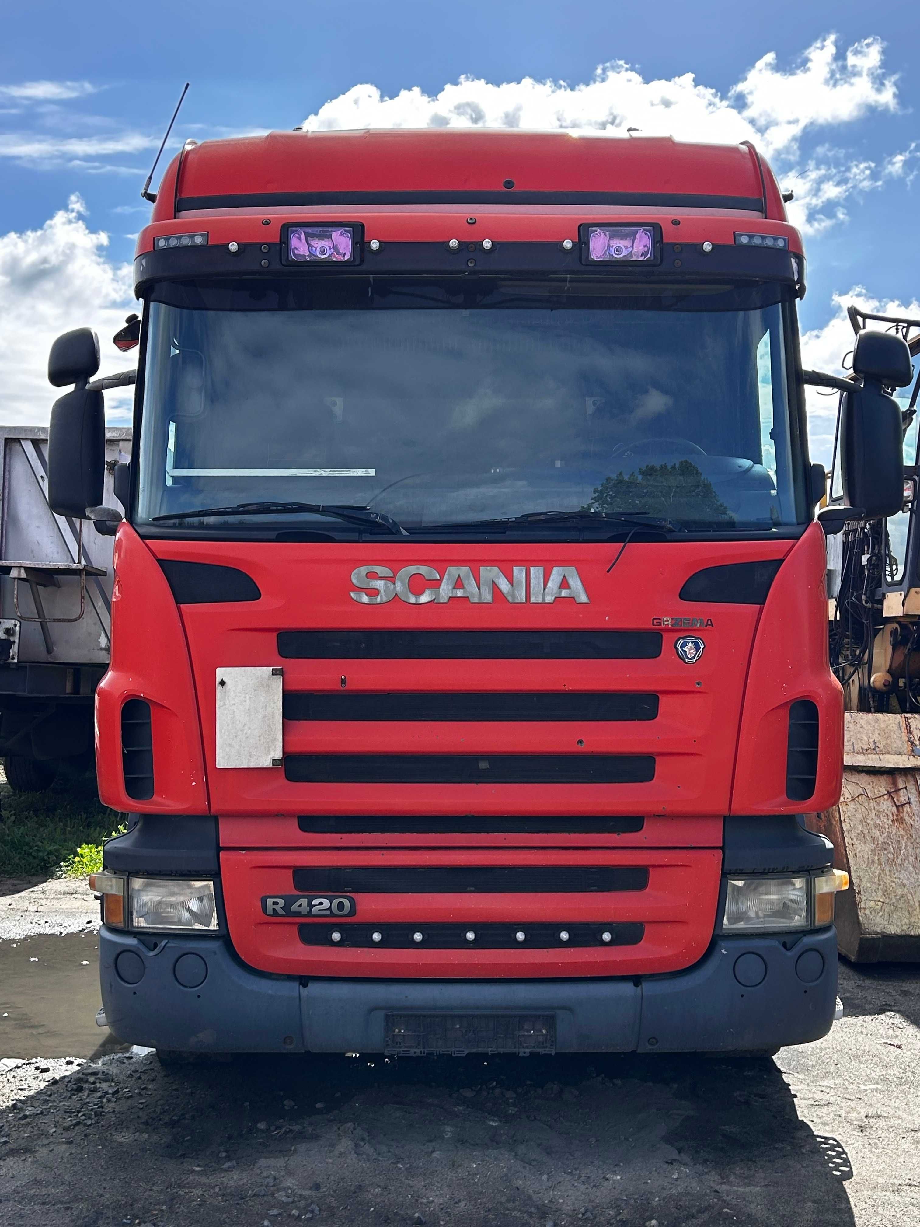 Sprzedam CS SCANIA R420 + naczepa wywrotka GRAS i DAM PRACĘ