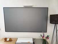 DELUXX Cinema SlimFrame ekran ramowy o wysokim kontraście