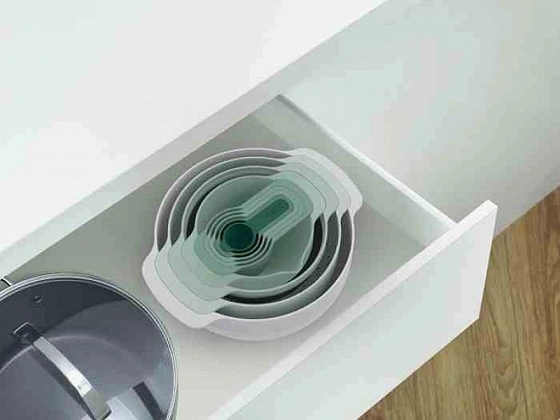 Zestaw misek i miarek Nest 9 Plus, sage / Joseph Joseph