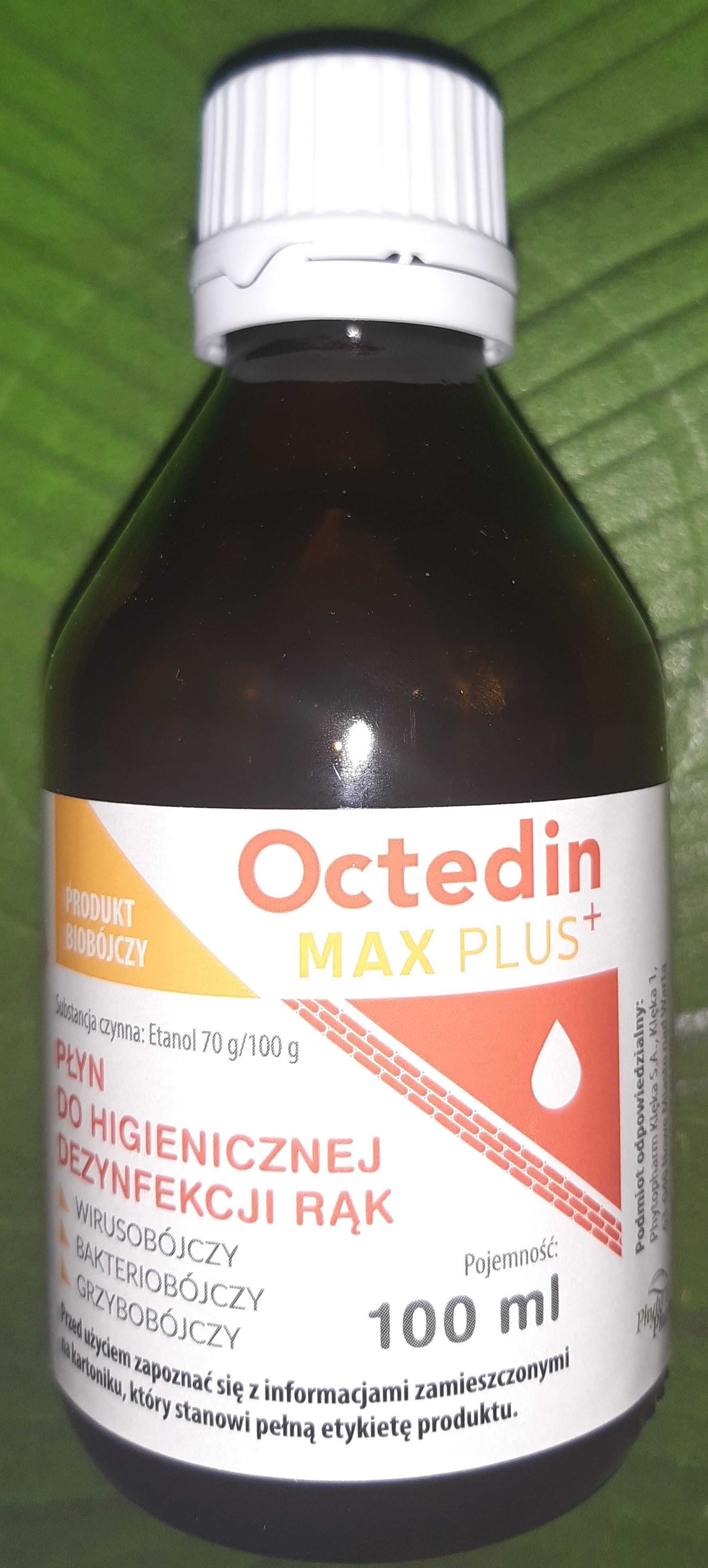 Płyn do dezynfekcji skóry rąk dłoni Octedin MAX PLUS+ 100 ml