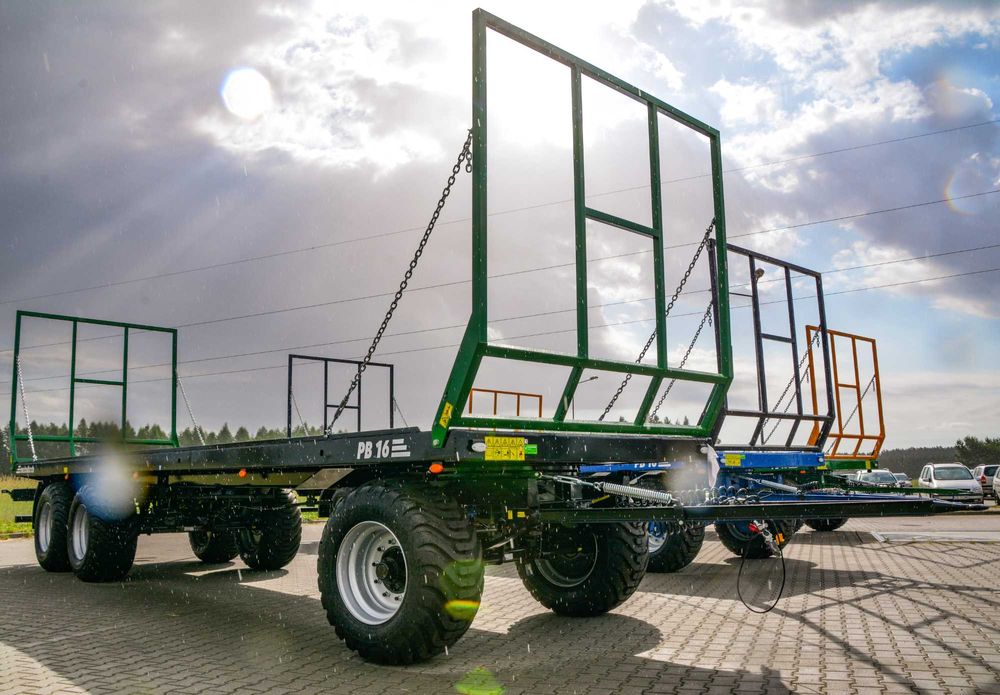 Przyczepa platformowa do bel METAL-TECH PB 16 | 8, 11, 13, 16, 18 TON