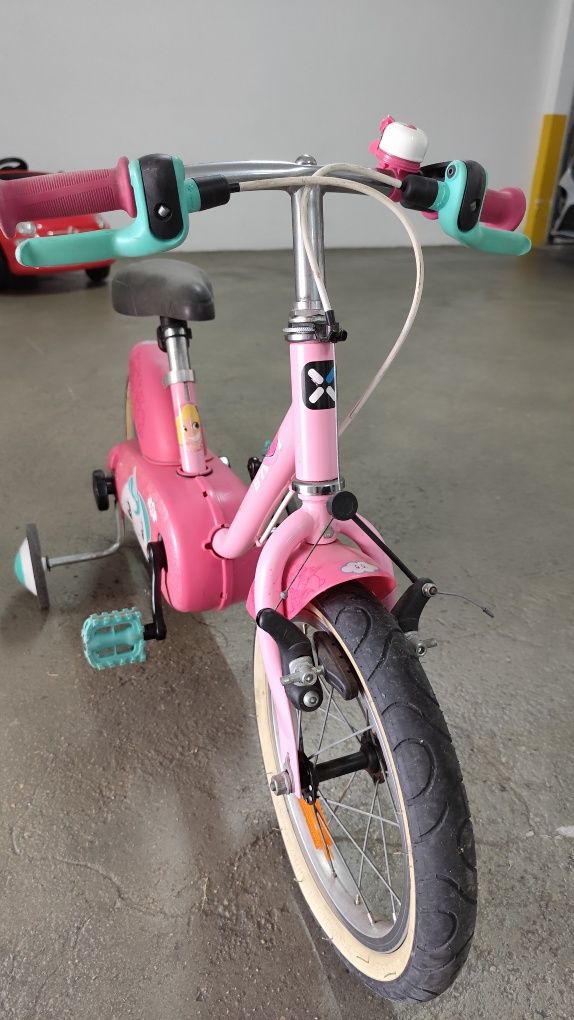 Bicicleta de menina unicórnio
