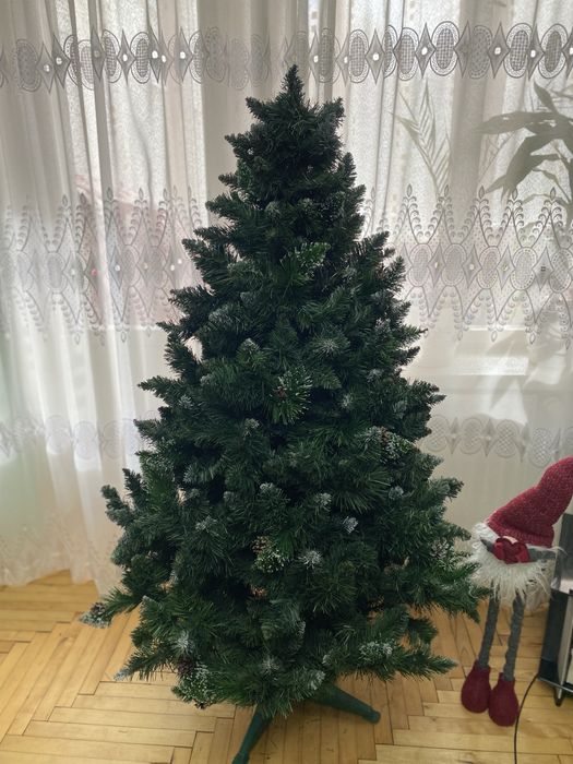 Штучна ялинка , ялинка б/у , 1.60 висота , пишна ялинка , новорічна