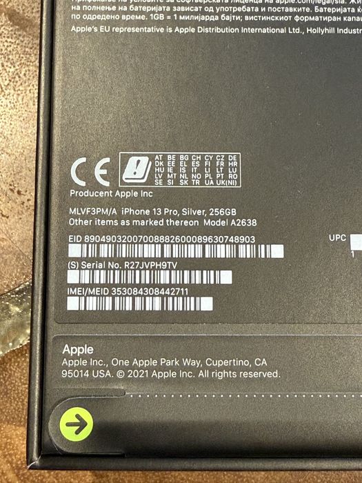 iPhone 13 Pro Silver 256 GB