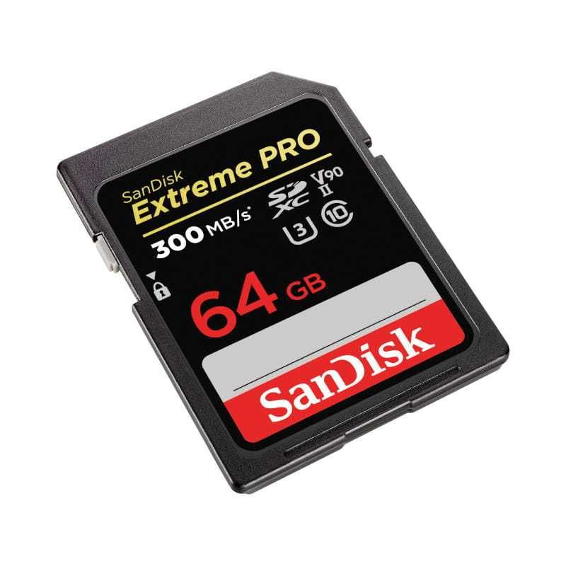 Karta pamięci SanDisk Extreme Pro SDXC 64GB 300 MB/s UHS-II V90
