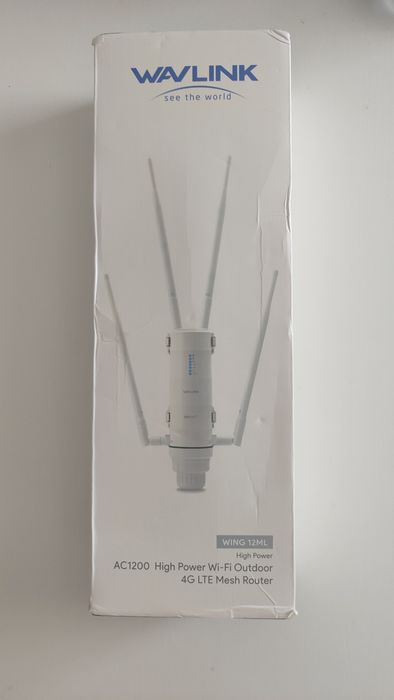 Wavlink WING 12ML AC1200 Outdoor 4G LTE – Novo, selado