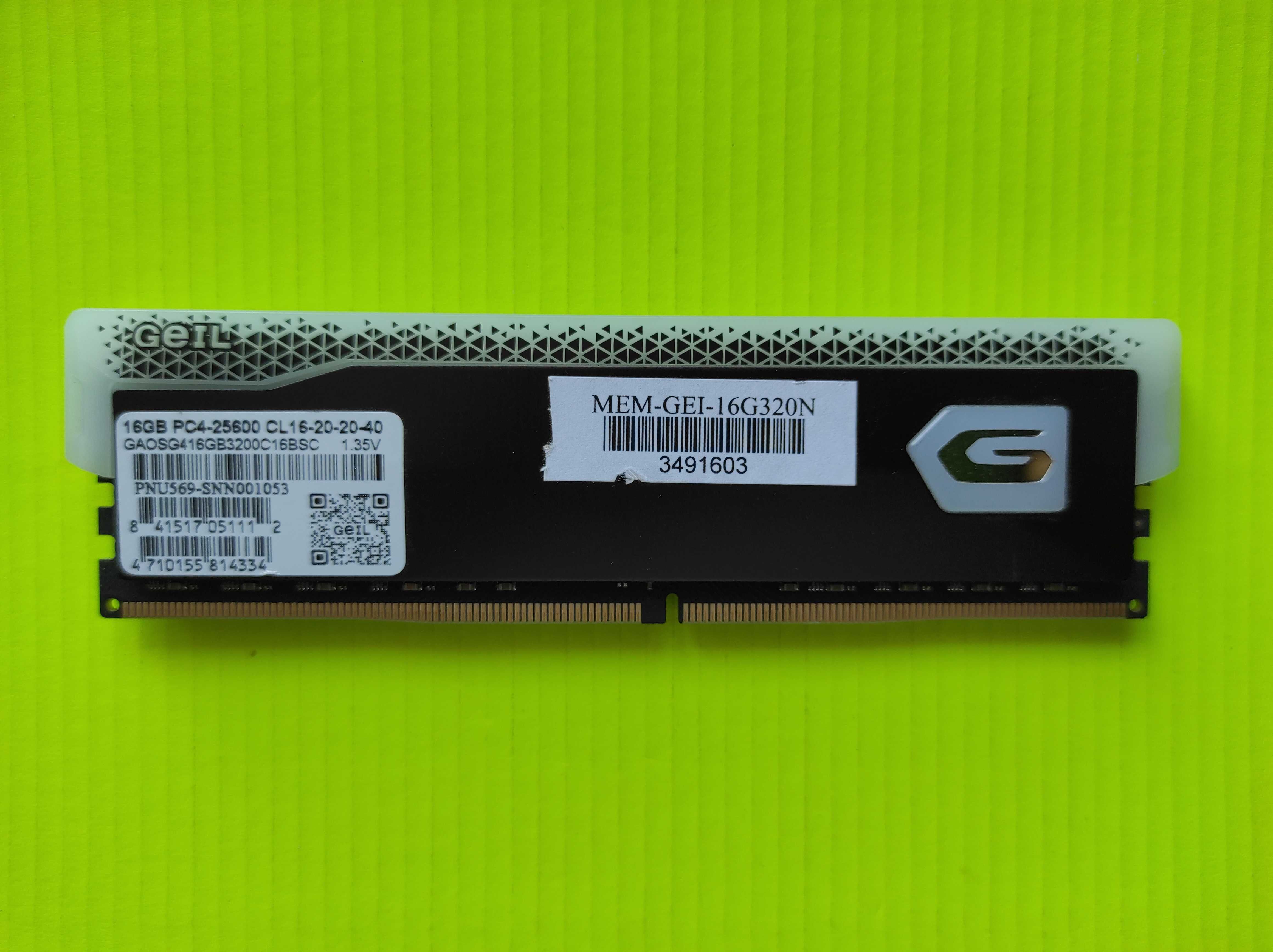 GeIL 16Gb 3200 D4-3200 CL16-20-20