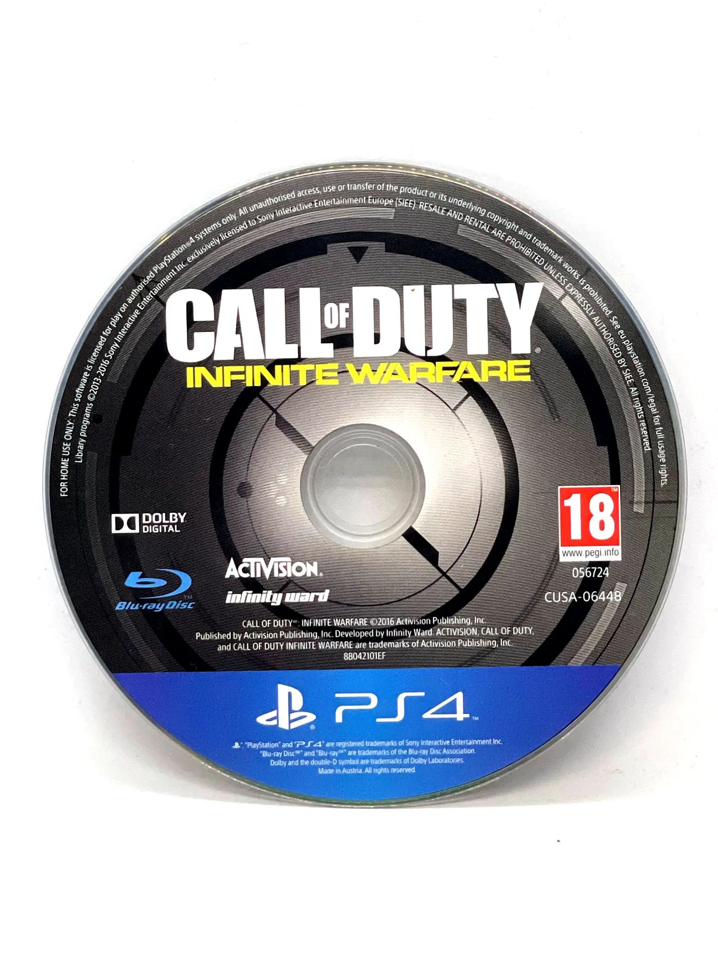 Call of Duty Infinite Warfare PS4 (sama gra) Po Angielsku